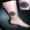 asian flower tattoo
