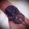 korean trditional pattern hand tattoo